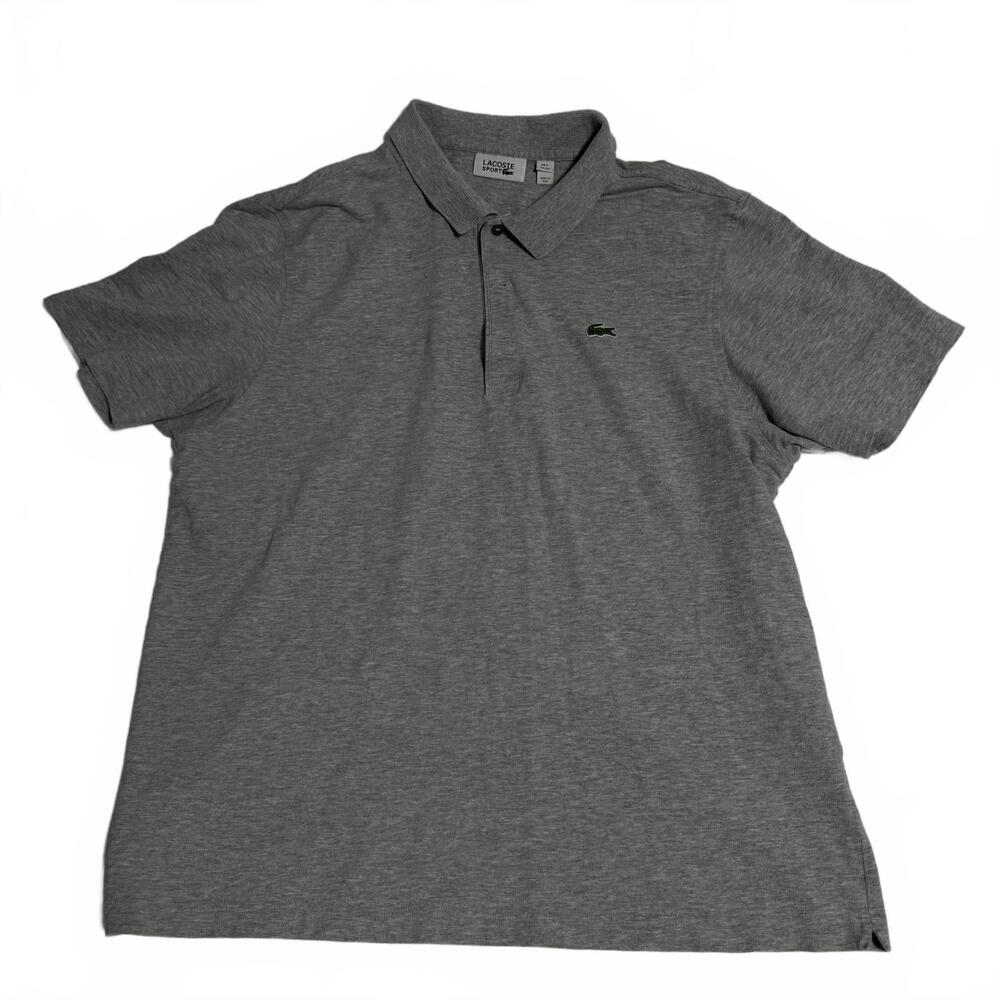 Lacoste Sport Men's Grey Polo Shirt xxl B19